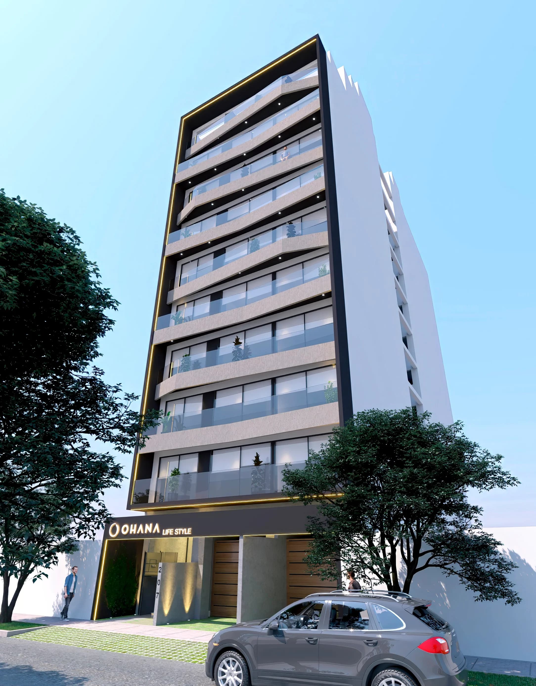 Vista general del proyecto desde el observador